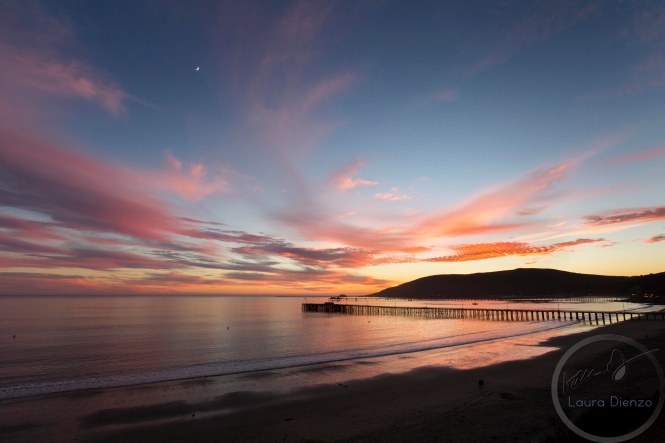Sunset at Avila Beach, CA in San Luis Obispo.